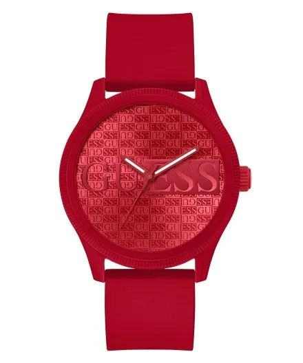 Guess Reputation zegarek męski na pasku czerwony GW0780G2