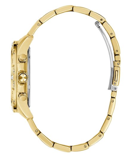 Guess Lady Majesty zegarek damski z kryształami złoty GW0771L2