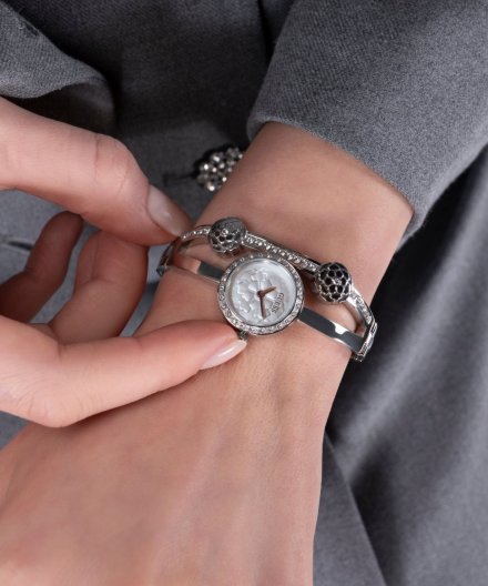 Guess Chloe zegarek damski srebrny na bransolecie GW0756L1