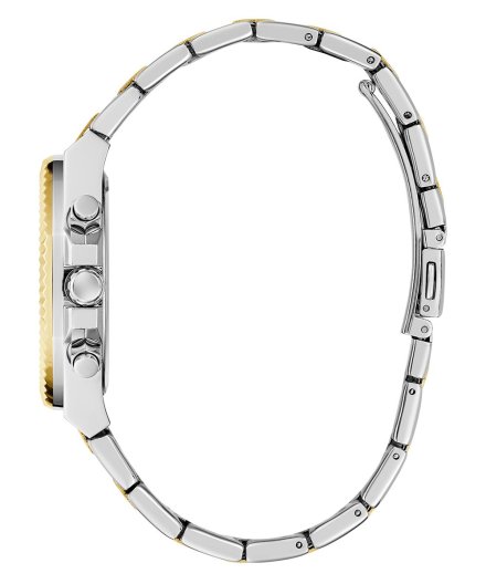 Guess Equality zegarek damski srebrno-złoty na bransolecie GW0769L3