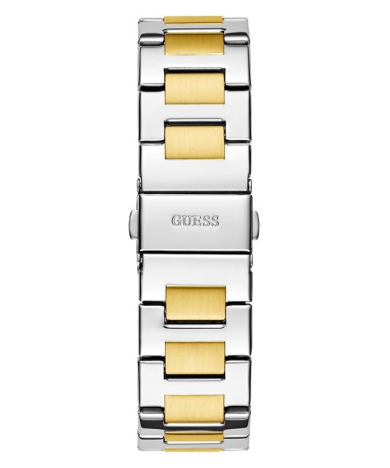 Guess Equality zegarek damski srebrno-złoty na bransolecie GW0769L3