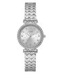 Guess Enchantment zegarek damski srebrny z kryształkami GW0763L1
