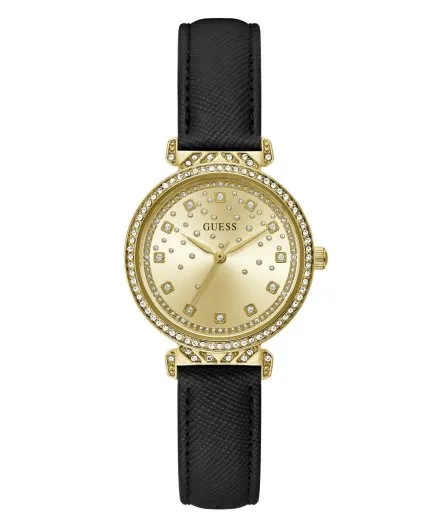 Guess Enchantment zegarek damski złoty z kryształkami GW0764L2