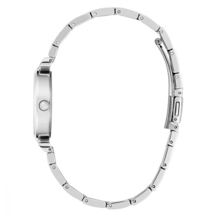 Guess Array zegarek damski klasyczny z bransoletką srebrny GW0762L1