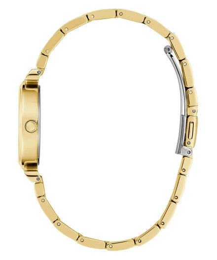 Guess Array zegarek damski klasyczny z bransoletką złoty GW0762L2