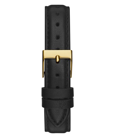 Guess Mini Luna zegarek damski złoty z czarnym paskiem GW0761L1