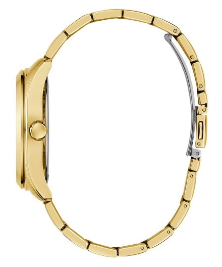 Guess Zoe zegarek damski złoty na bransolecie z datownikiem GW0760L2