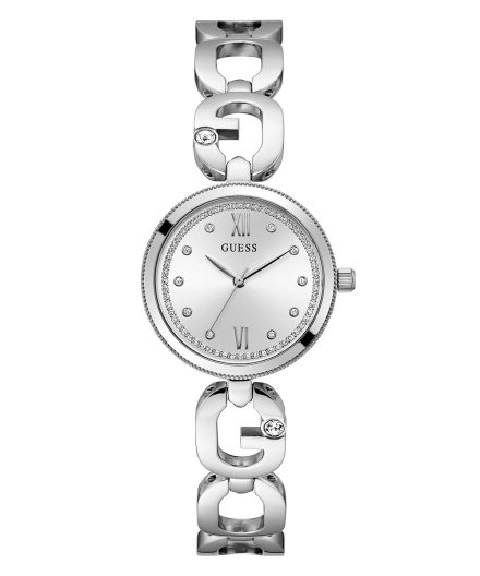 Guess Empower zegarek damski biżuteryjny srebrny GW0759L1