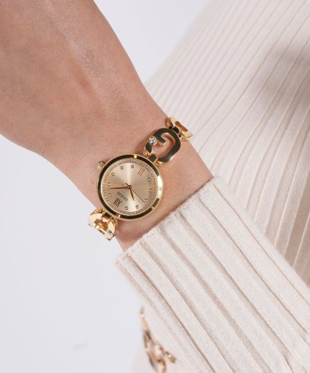 Guess Empower zegarek damski biżuteryjny złoty GW0759L2