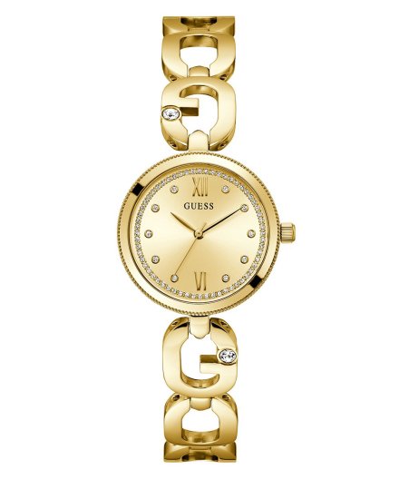 Guess Empower zegarek damski biżuteryjny złoty GW0759L2