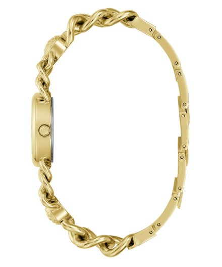 Guess Vienna zegarek damski biżuteryjny złoty łańcuszek GW0758L2