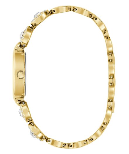 Guess Stardom zegarek damski biżuteryjny złoty z kryształami GW0757L2