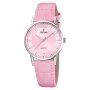 Festina Classic 20691/3 Zegarek Damski srebrny z indeksami na różowym  pasku