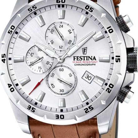 Festina Timeless Chronograph 20692/1 Zegarek Męski na pasku chronograf
