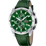Festina Timeless Chronograph 20692/3 Zegarek Męski na zielonym pasku chronograf