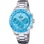 Festina Ceramic 20693/3 zegarek unisex na bransolecie z błękitną tarczą