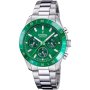 Festina Ceramic 20693/5 zegarek unisex na bransolecie z zieloną tarczą