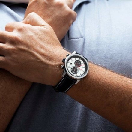 Festina Timeless Chronograph 20695/1 Zegarek Męski na czarnym pasku chronograf