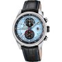 Festina Timeless Chronograph 20695/2 Zegarek Męski na pasku z błękitną tarczą