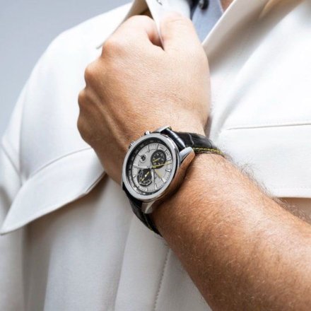 Festina Timeless Chronograph 20695/4 Zegarek Męski na pasku z czarną tarczą