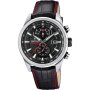 Festina Timeless Chronograph 20695/6 Zegarek Męski na pasku z czarną tarczą