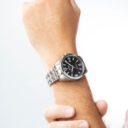 Festina Titanium 20696/3 Zegarek Męski srebrny tytanowy z czarną tarczą