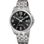 Festina Titanium 20696/3 Zegarek Męski srebrny tytanowy z czarną tarczą