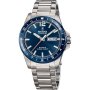 Festina Titanium 20698/2 Zegarek Męski srebrny tytanowy na bransolecie z granatową tarczą