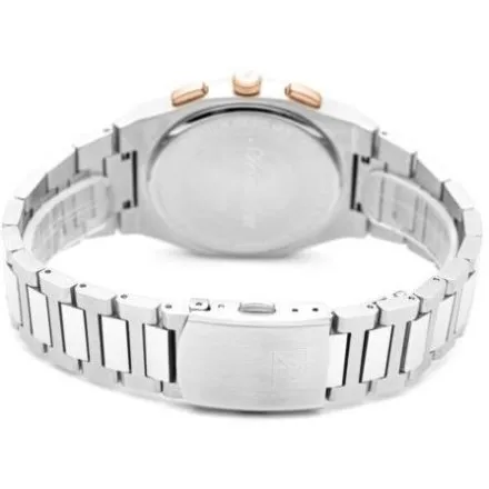 Adriatica elegancki męski zegarek srebrny z chronografem A8326.R116CH