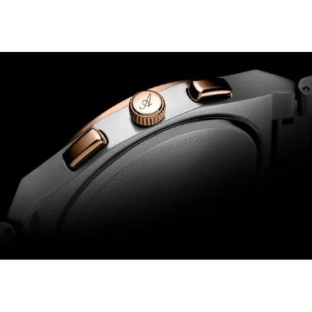 Adriatica elegancki męski zegarek srebrny z chronografem A8326.R116CH