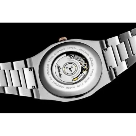 Adriatica  męski zegarek AUTOMAT srebrno-różowozłoty  z datownikiem A8326.R116A