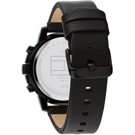 Tommy Hilfiger Troy zegarek męski czarny na pasku 1792110