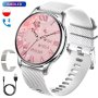 Rubicon Diana biały smartwatch damski pasek + bransoletka
