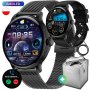Czarny smartwatch z bransoletą RNCF35 ZESTAW NA PREZENT