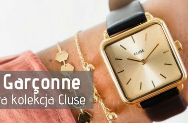 Zegarek z kwadratową kopertą - La Garconne Cluse na lato 2018