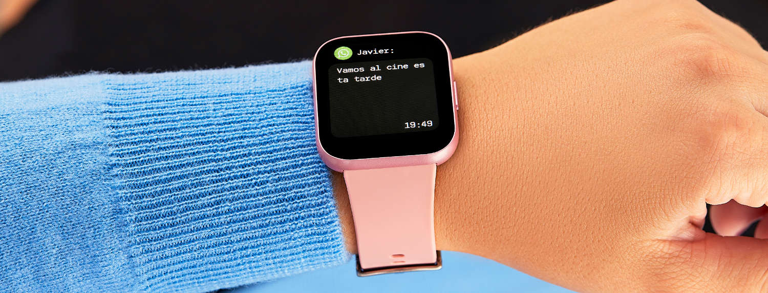 Beżowy smartwatch z grami Marea B57013-2 Puls Ciśnienie