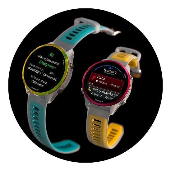Forerunner 570 wybór kolorów i jasny ekran AMOLED Forerunner 570 wybór kolorów i jasny ekran AMOLED
