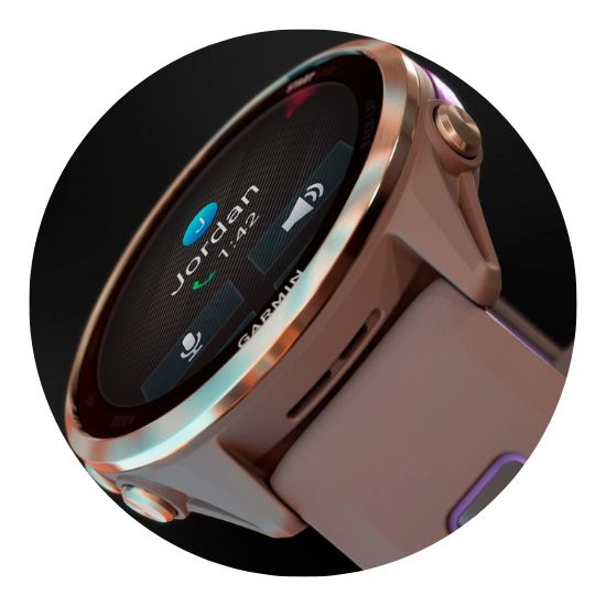 Garmin Forerunner 970 detal koperty i przycisków